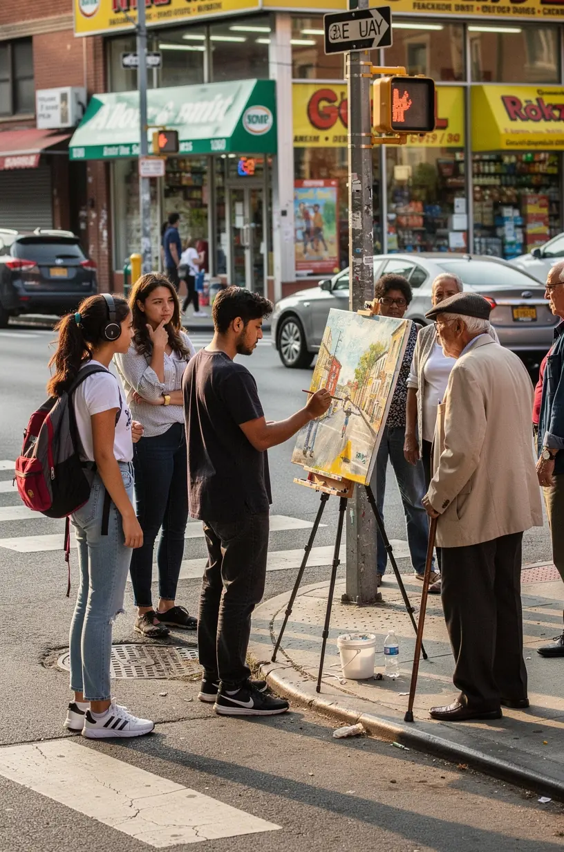 Local farmers' market showcasing fresh produce and community engagement.