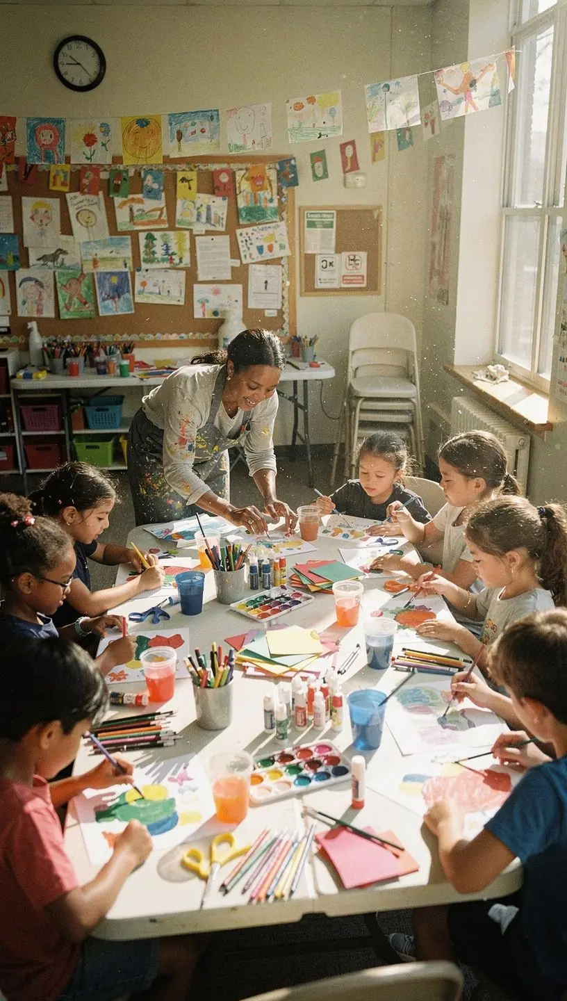 Illustration of local school district organizational chart.