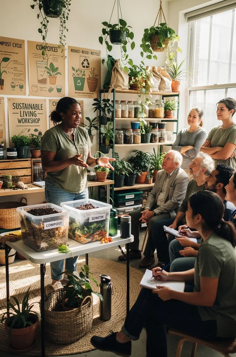 Practical tips for sustainable living in local communities.